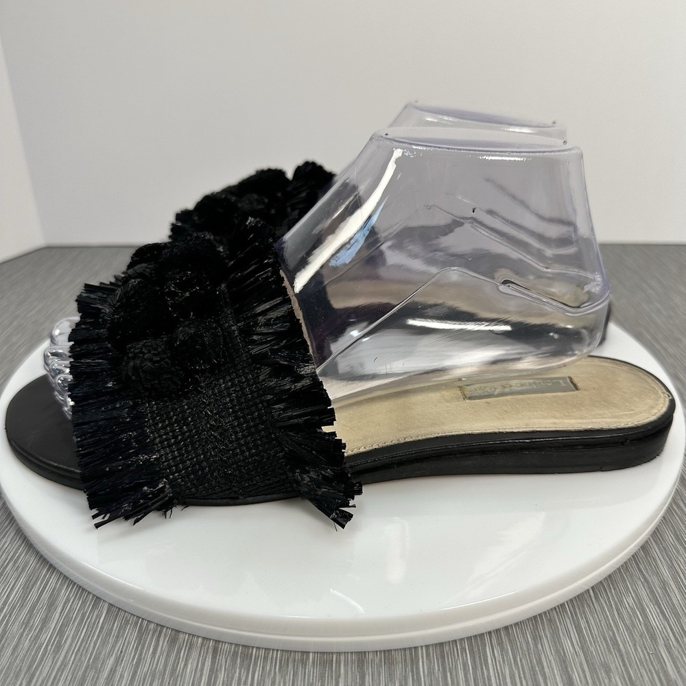 Louise et Cie Women's Sandals Size 9M US Flats With Black Fringe - Picture 2 of 8
